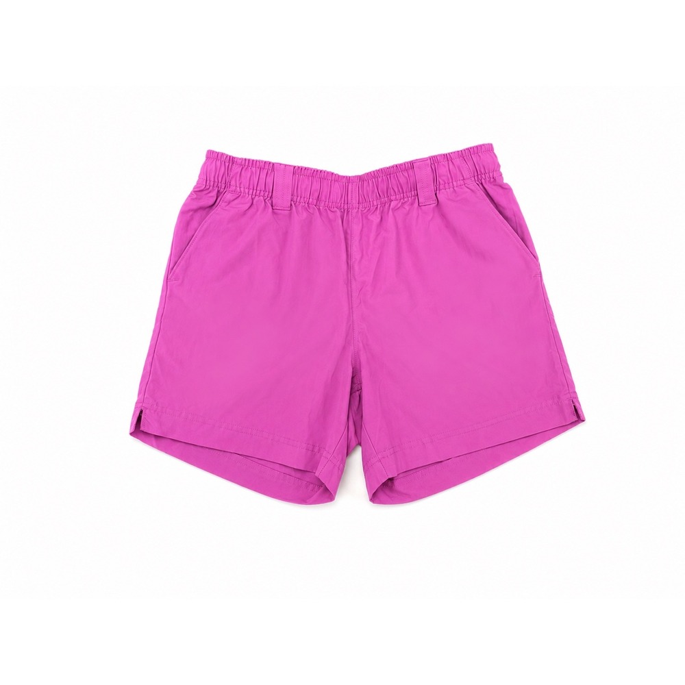 Columbia Sandy River Pull On Shorts Women's Small Magenta Nylon Hiking Active
